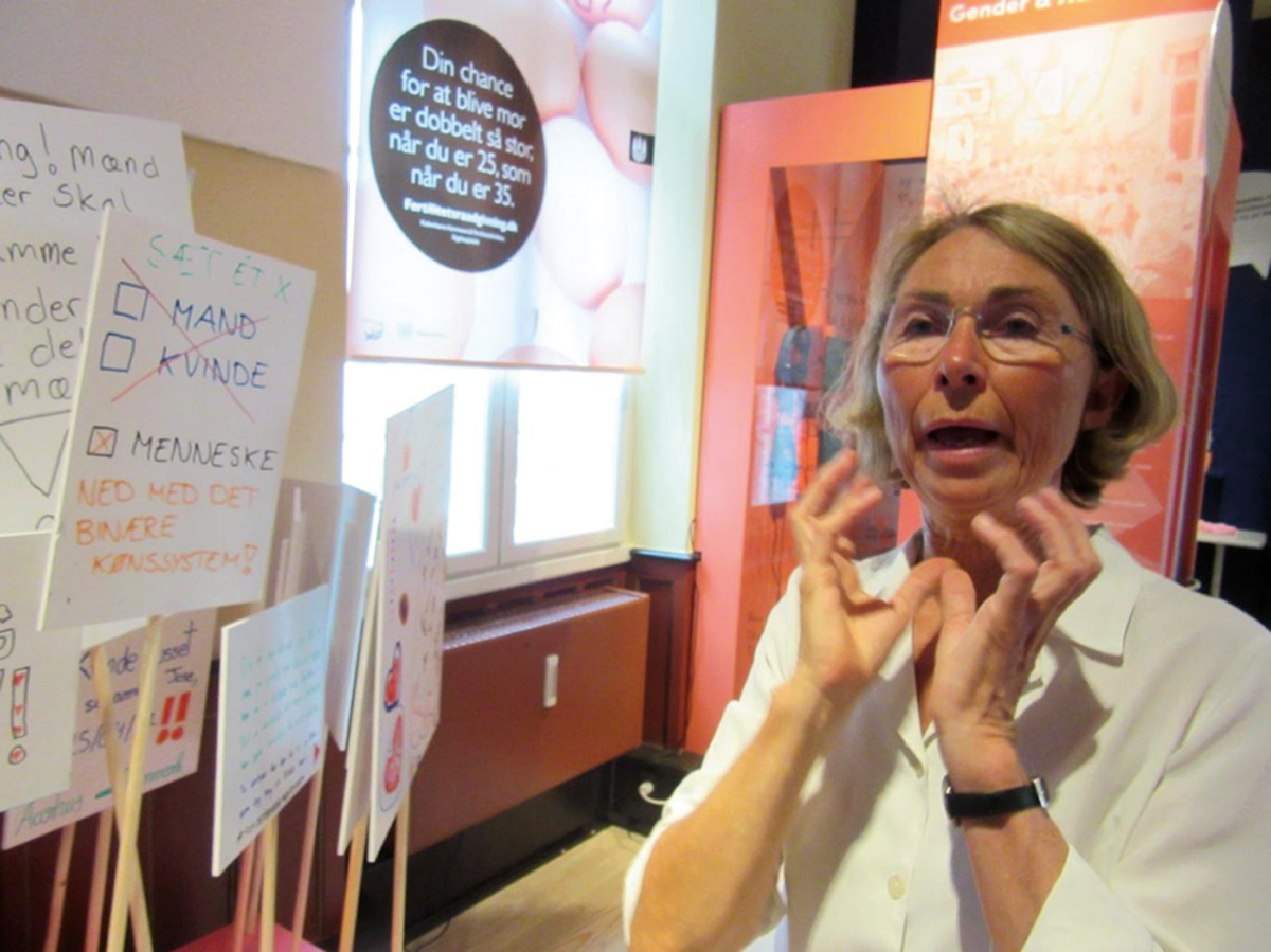 fig. 2. Merete Ipsen, Kvindemuseet, May 2017.  Photograph by: Adele Patrick.