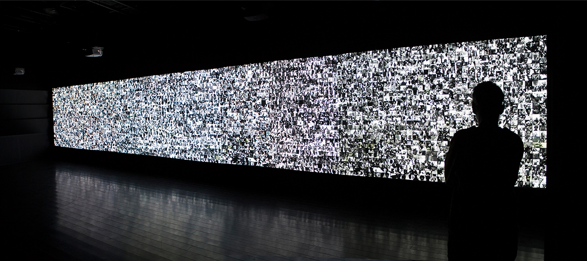 Unveil (2017) at the Gwangju Biennale 2024. Image courtesy of the artist. © Wendimagegn Belete.