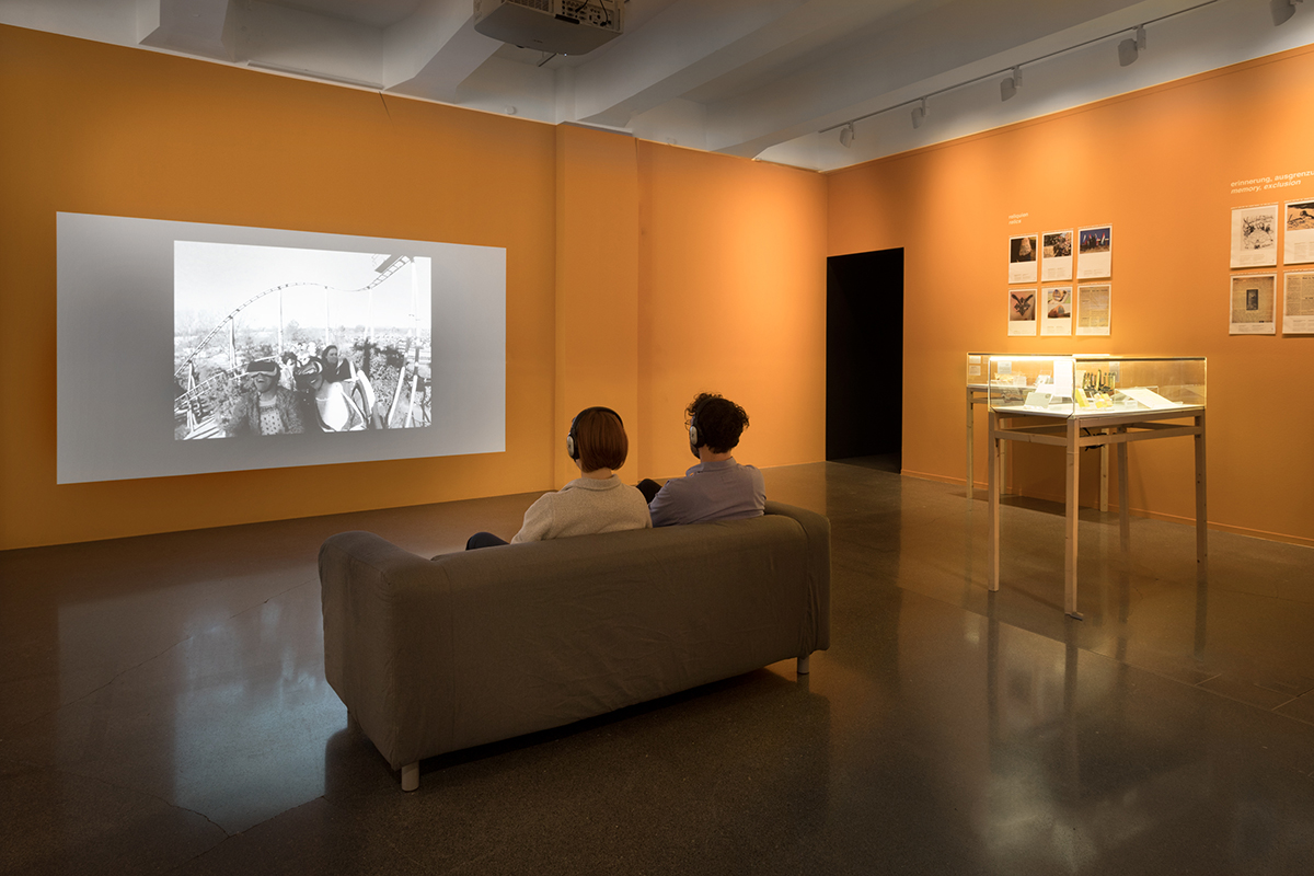 Szabolcs KissPál, From Fake Mountains to Faith (Hungarian Trilogy) 2012, 2016. in the exhibition The Alt-Right Complex, On Right-Wing Populism Online, HMKV. Photo: Hannes Woidich