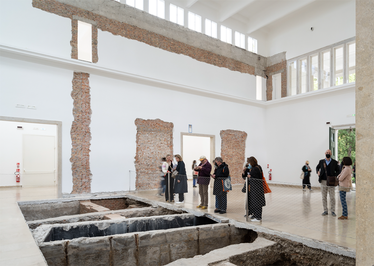 Maria Eichhorn’s project Relocating a Structure in the German Pavilion at the 2022 Venice Biennale