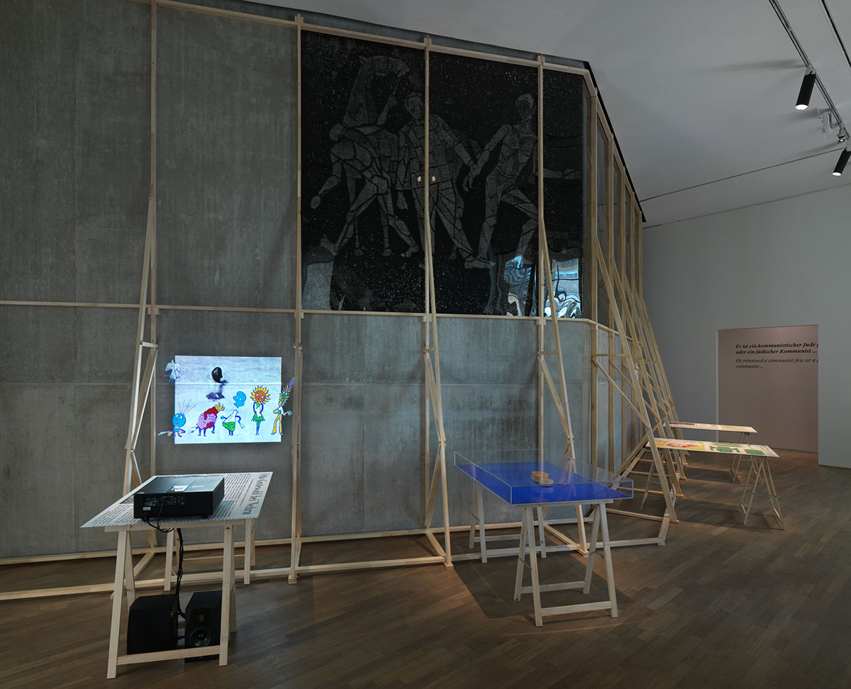 Leon Kahane, Vom Ich zum Wir, installation view,  Jüdisches Museum Berlin, 2023.