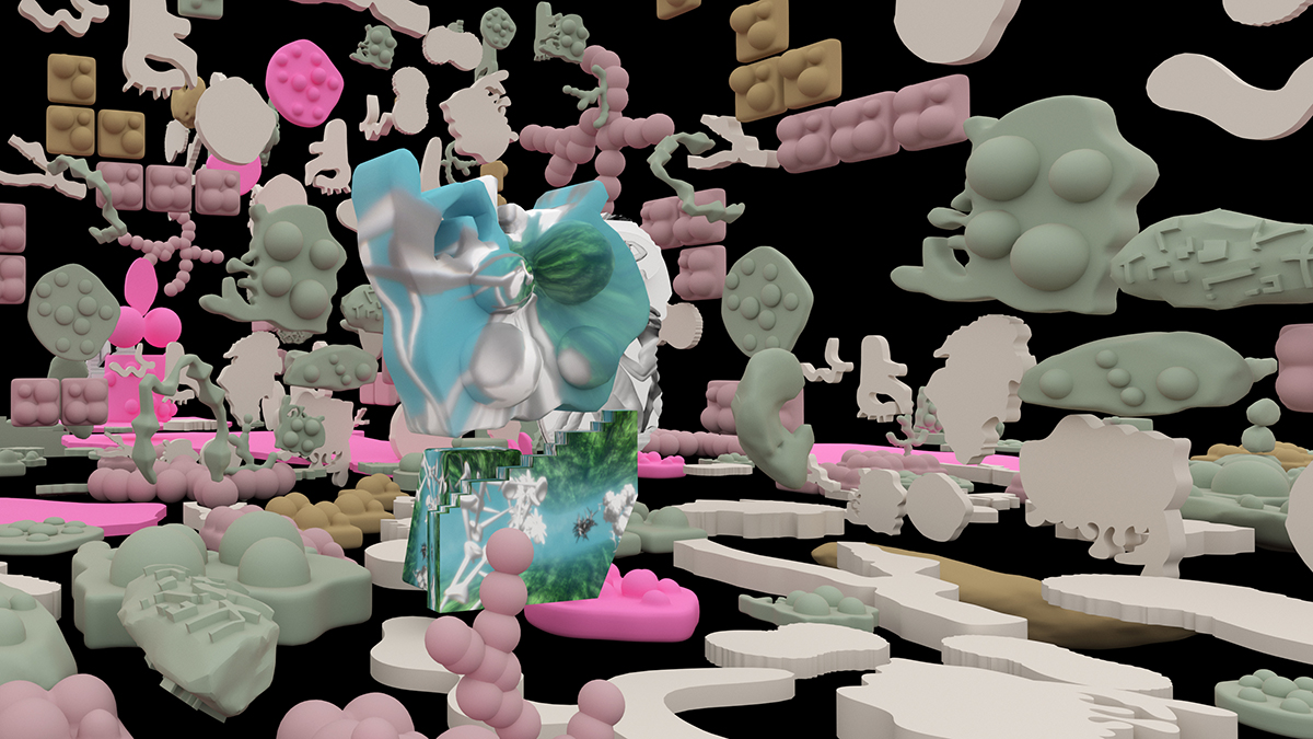 Screenshot of the online exhibition Spatial Affairs. Worlding – A tér világlása (2021), https://spatialaffairs.beyondmatter.eu/en. Design and programming by The Rodina. Curated by Giulia Bini and Lívia Nolasco-Rózsás.