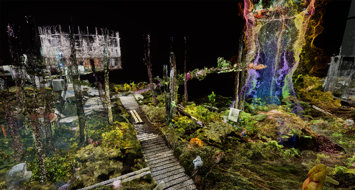 Jakob Kudsk Steensen, Boreal Dreams, 2024-25: Live simulation (still). Commissioned by the Fondation Beyeler, Riehen/Basel.  Courtesy the artist.