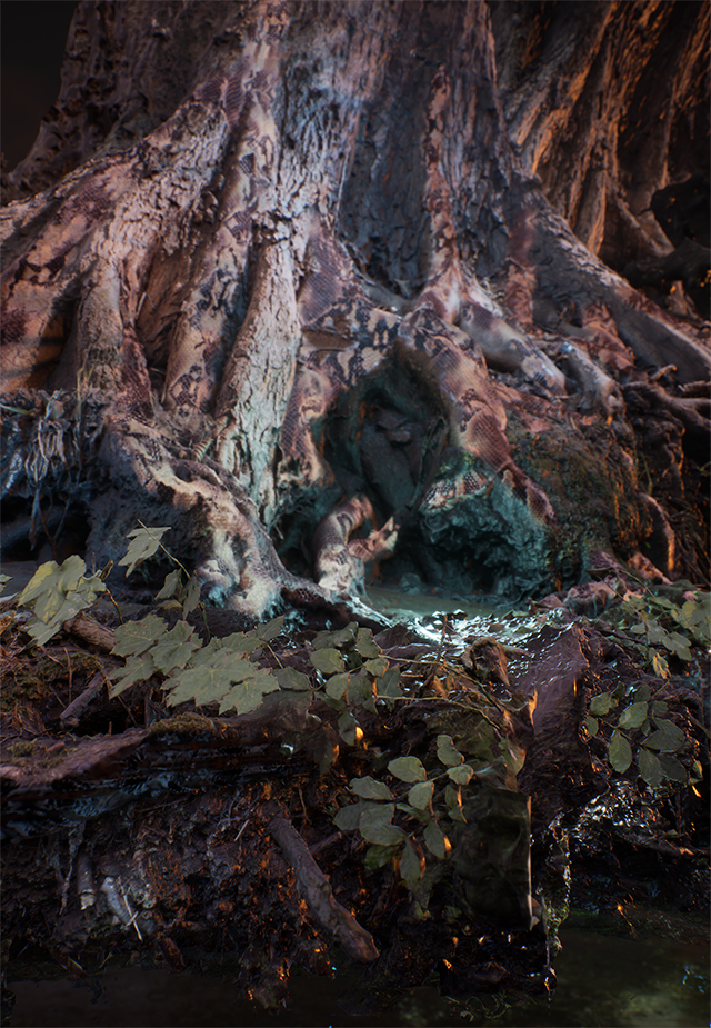 Jakob Kudsk Steensen, Berl-Berl, 2021: Live simulation (still). Commissioned by LAS Art Foundation.  Courtesy the artist.