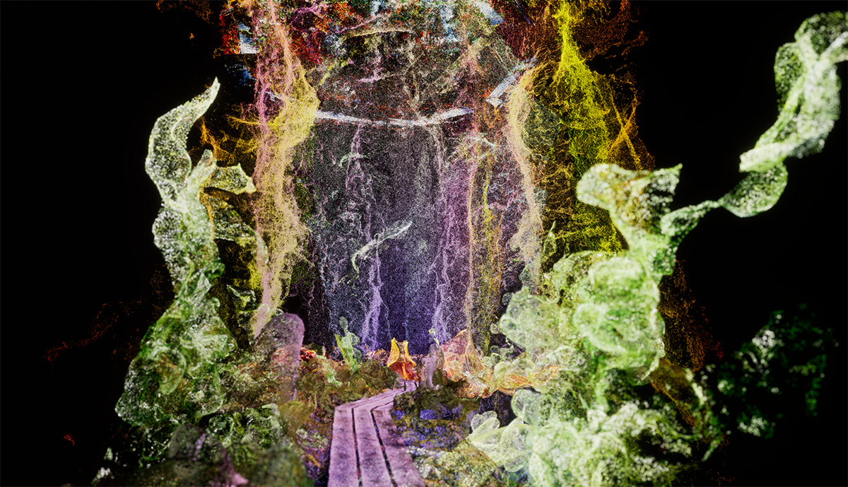 Jakob Kudsk Steensen, Boreal Dreams, 2024-25: Live simulation (still). Commissioned by the Fondation Beyeler,  Riehen/Basel. Courtesy the artist.