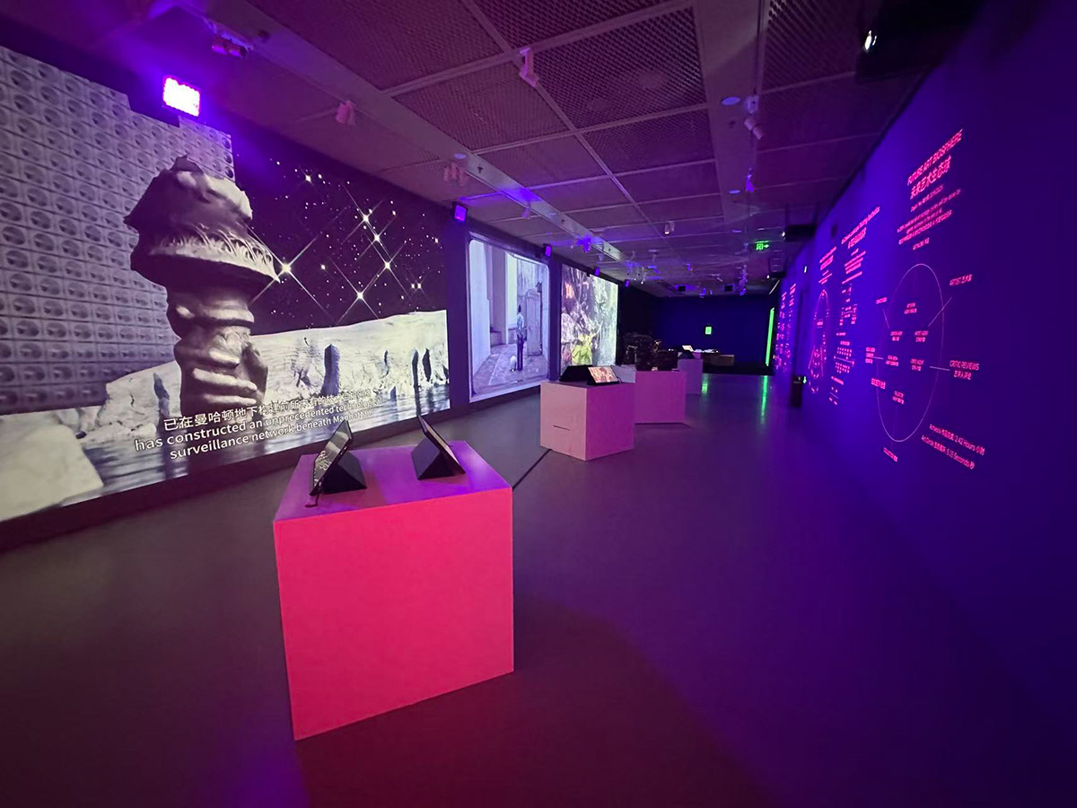 “提视造境”-“实验涌现”板块展览现场图，上海民生现代美术馆，2025年 摄影：上海民生现代美术馆©上海民生现代美术馆