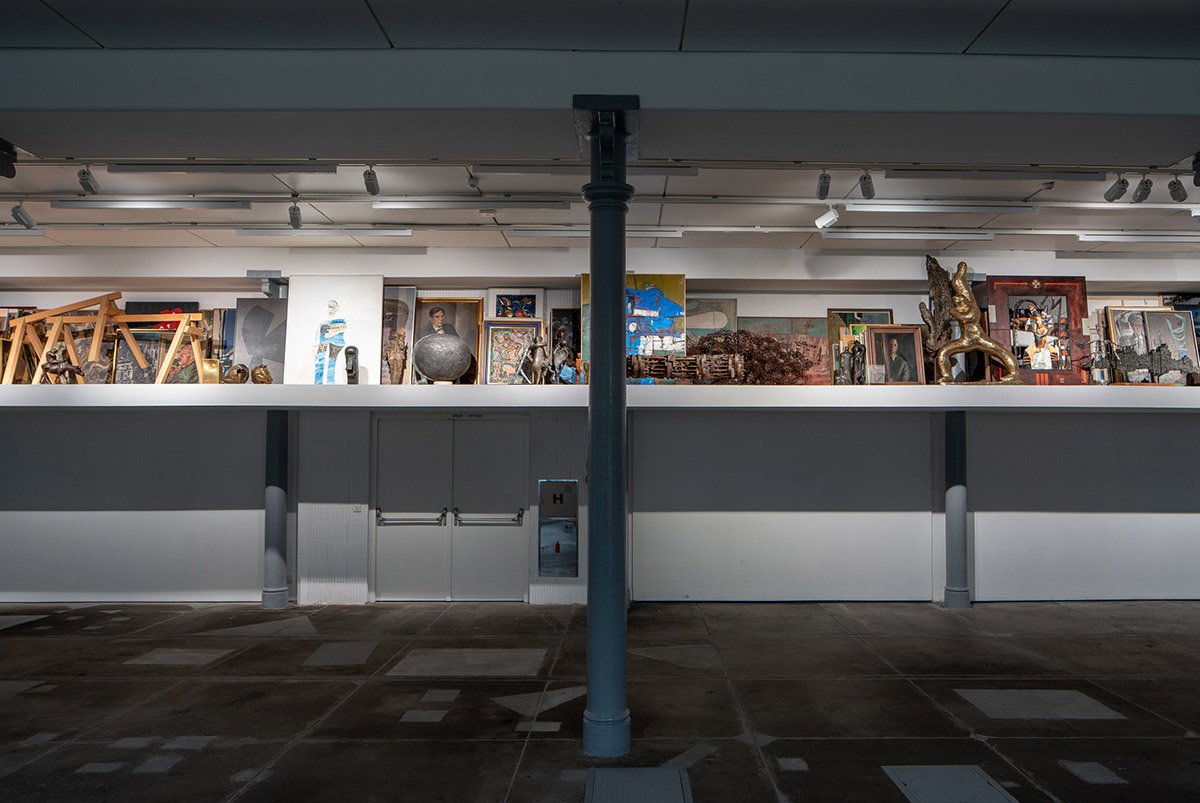 David Maljković: With the Collection, installation view, MMSU Museum of Modern and Contemporary Art Rijeka, 2020. Courtesy of MMSU