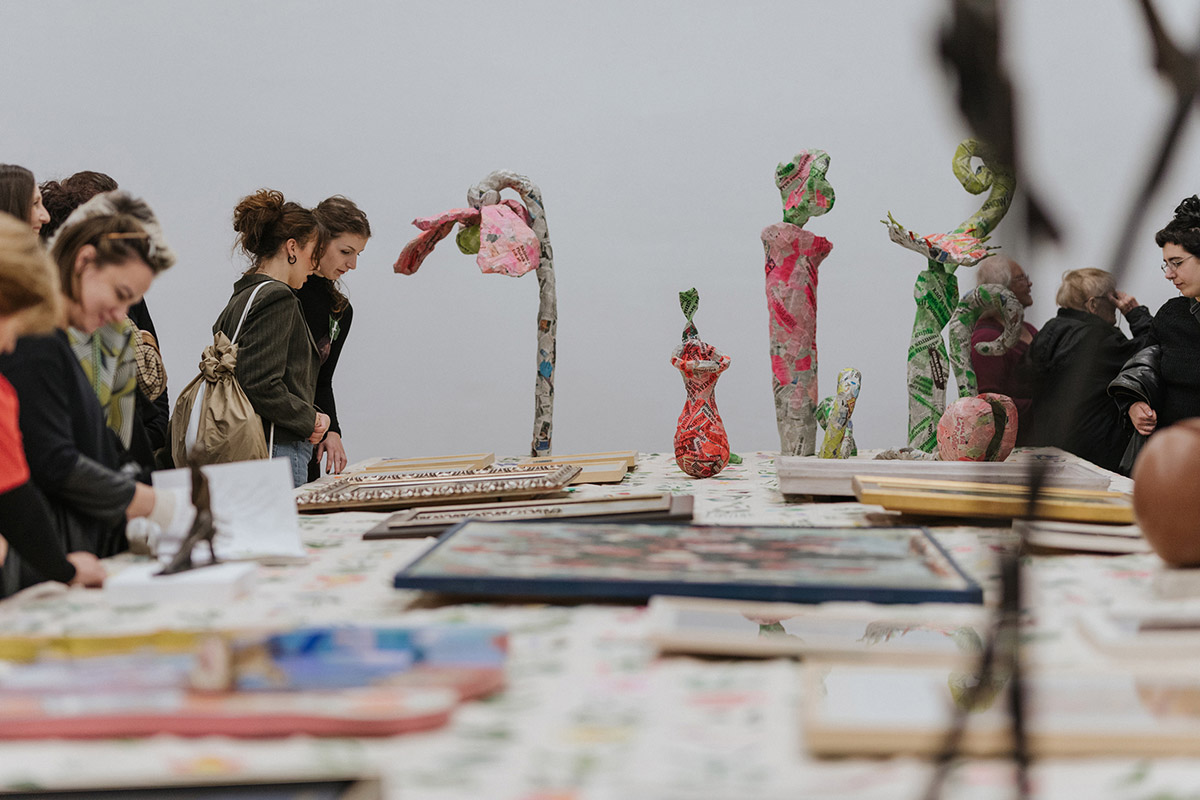 Kiosk, community project, documentation, MMSU Museum of Modern and Contemporary Art Rijeka, 2024. Courtesy of MMSU.